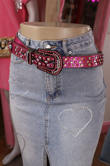 Rhinestone Belt