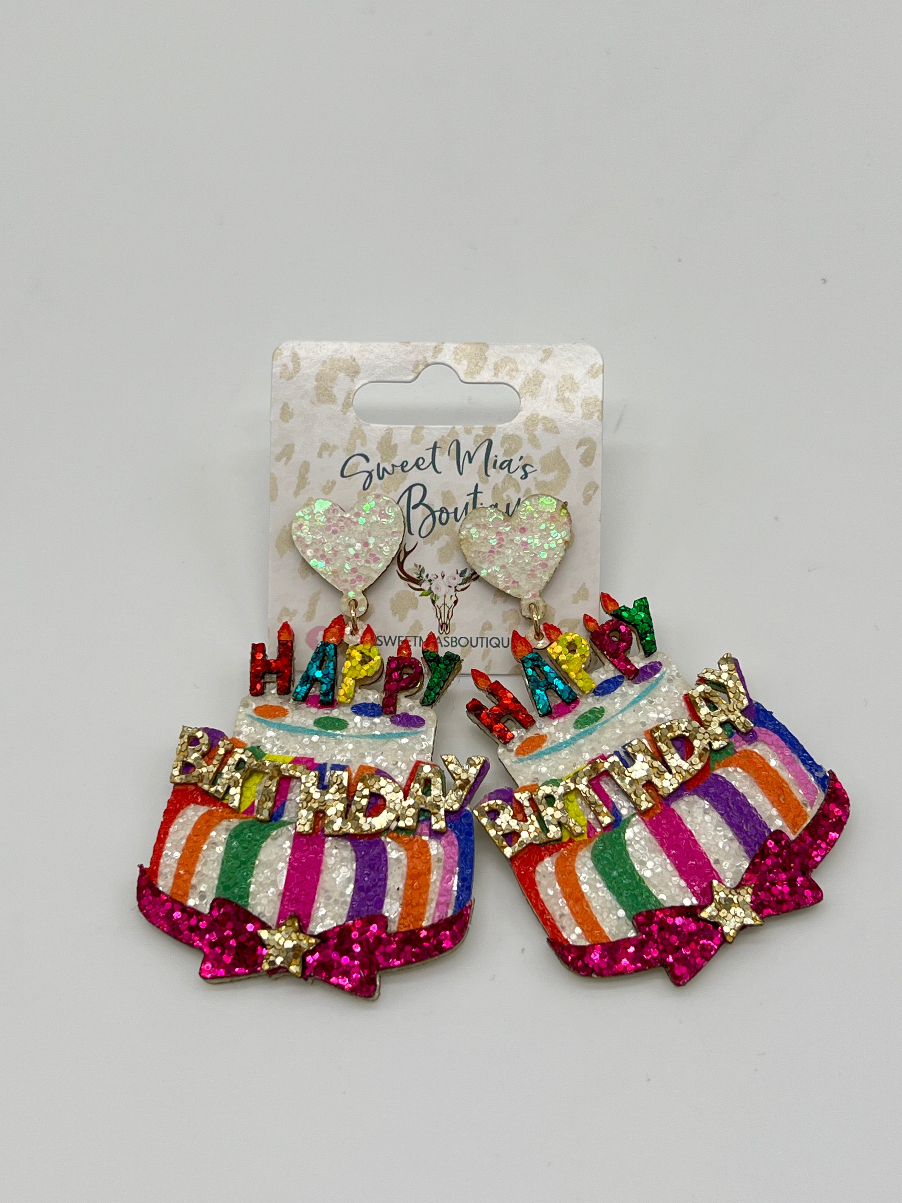 Happy Birthday Earrings