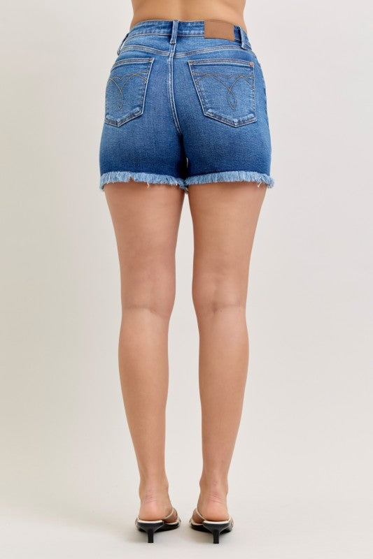 152105 The Sweet Escape Denim Shorts By Judy Blue FULL RUN