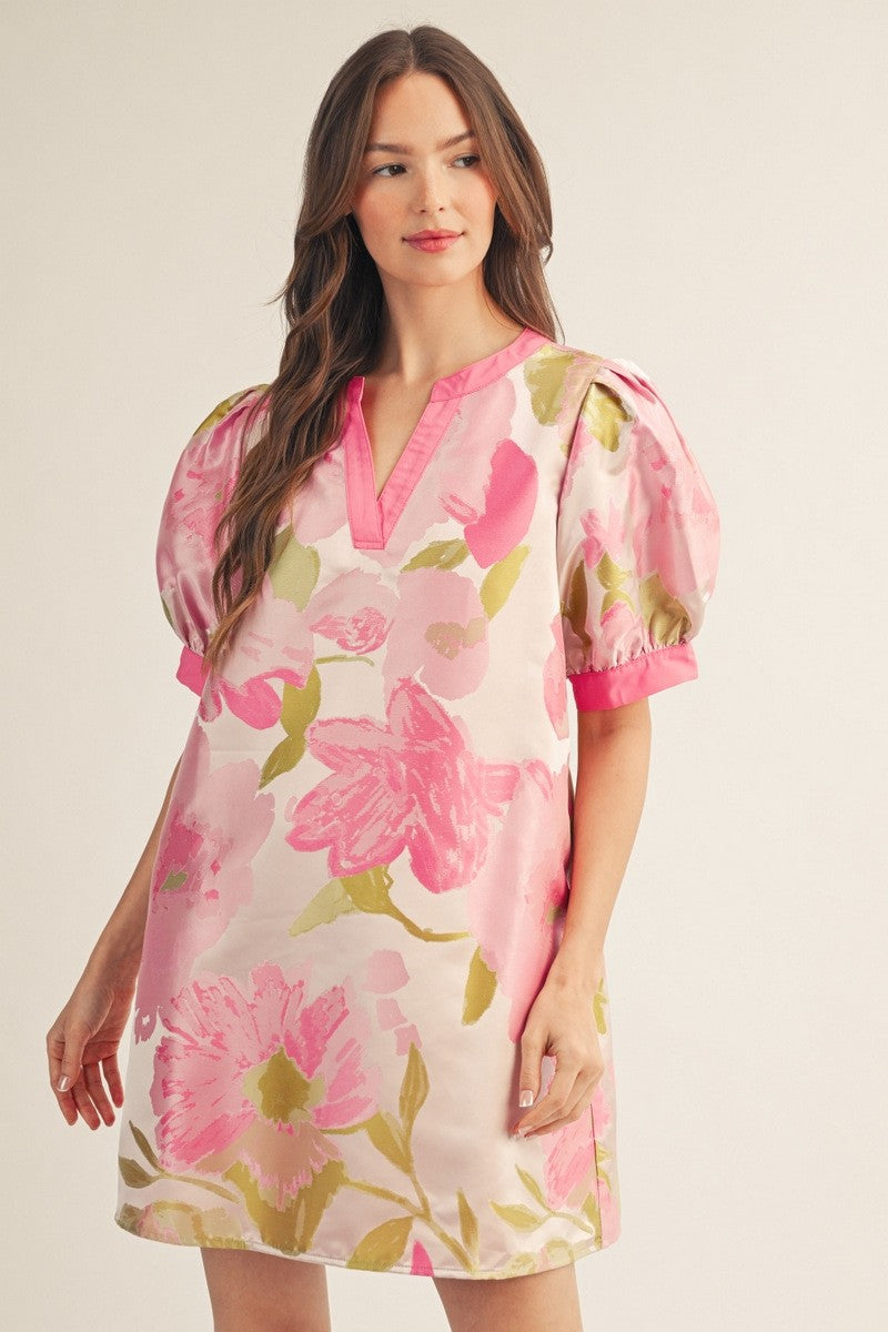 Pink Petals & Pearls Dress