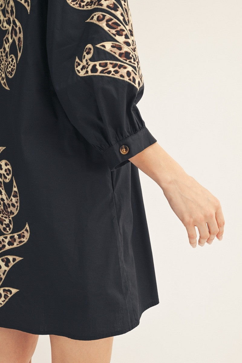 Leopard Muse Leopard Baroque Dress By Jodifl