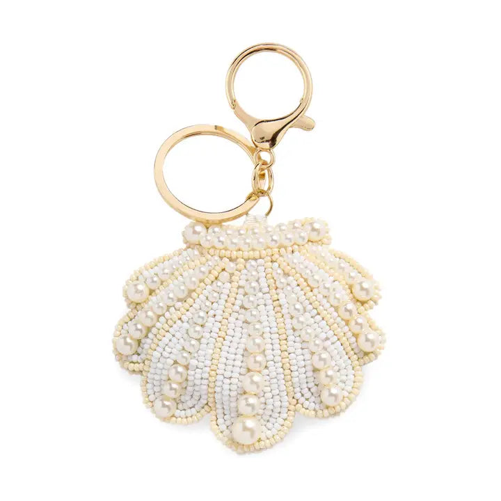 Nautical Beaded Bag Charm/Key Ring By Shiraleah