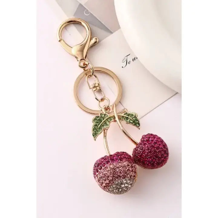 Dipped Cherry Purse Charm