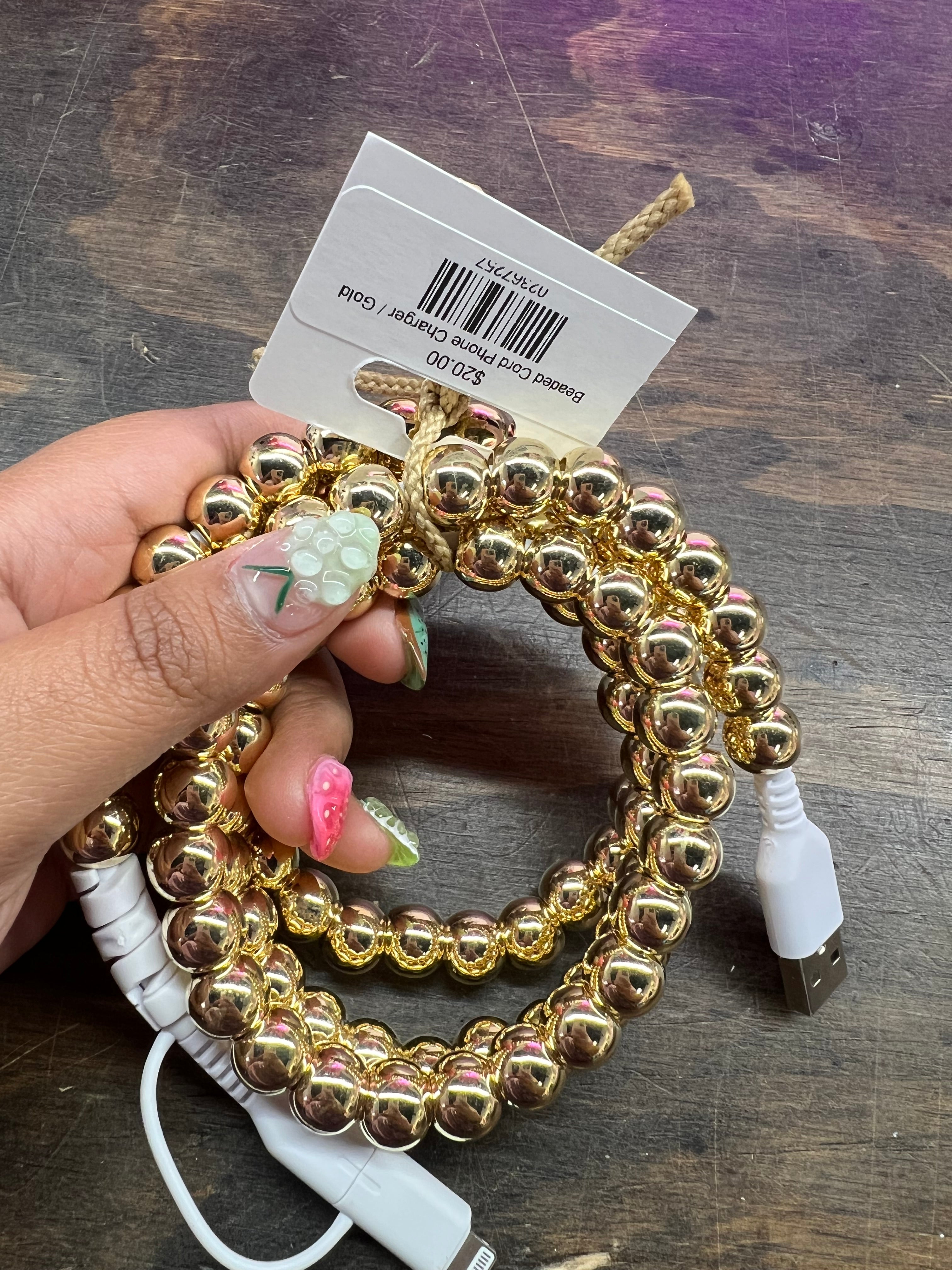 Beaded Cord Phone Charger
