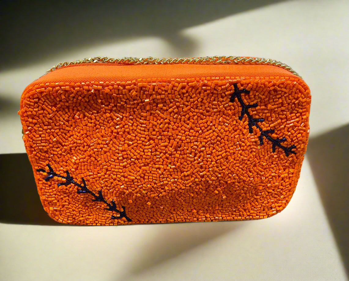 Small H-town Baseball Team beaded Crossbody Bags (multiple styles)