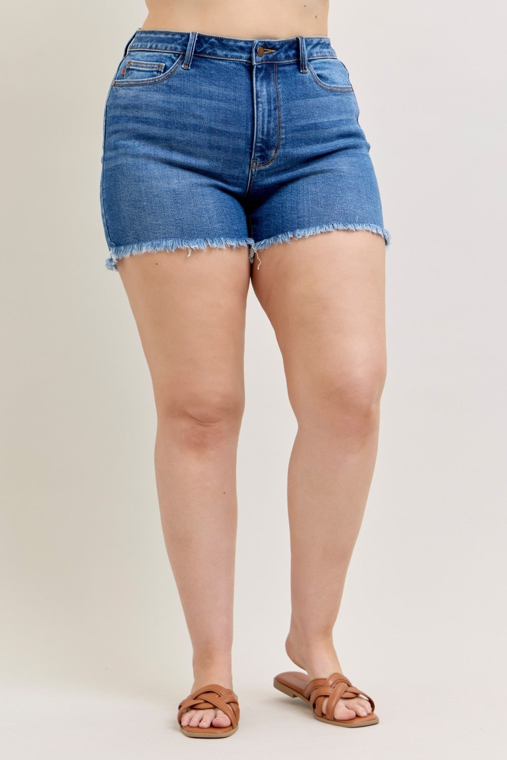 152105 The Sweet Escape Denim Shorts By Judy Blue FULL RUN