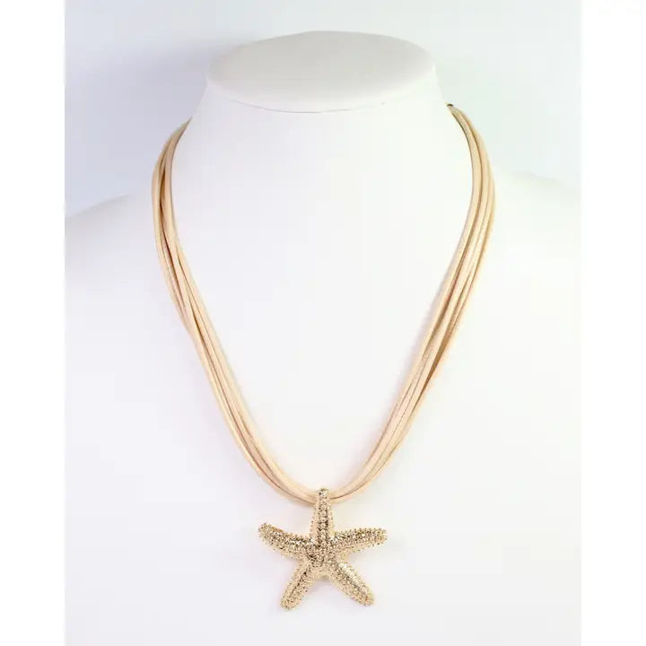 Lorain Cord Necklace By Caroline Hill