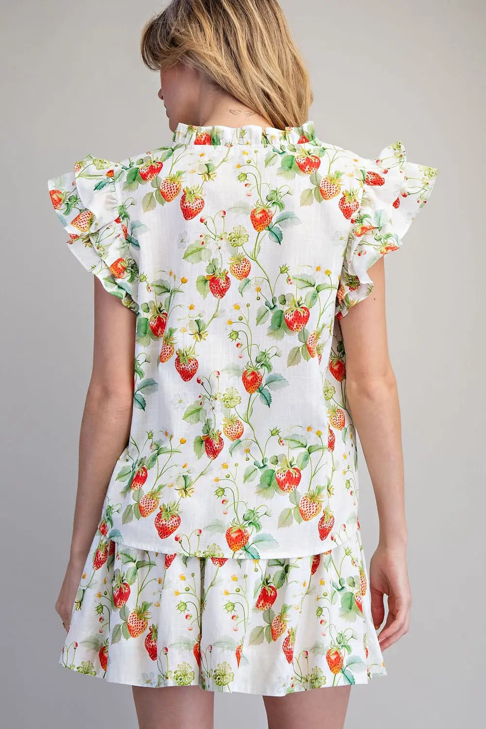 Berry Sweet Flutter Top By Eesome