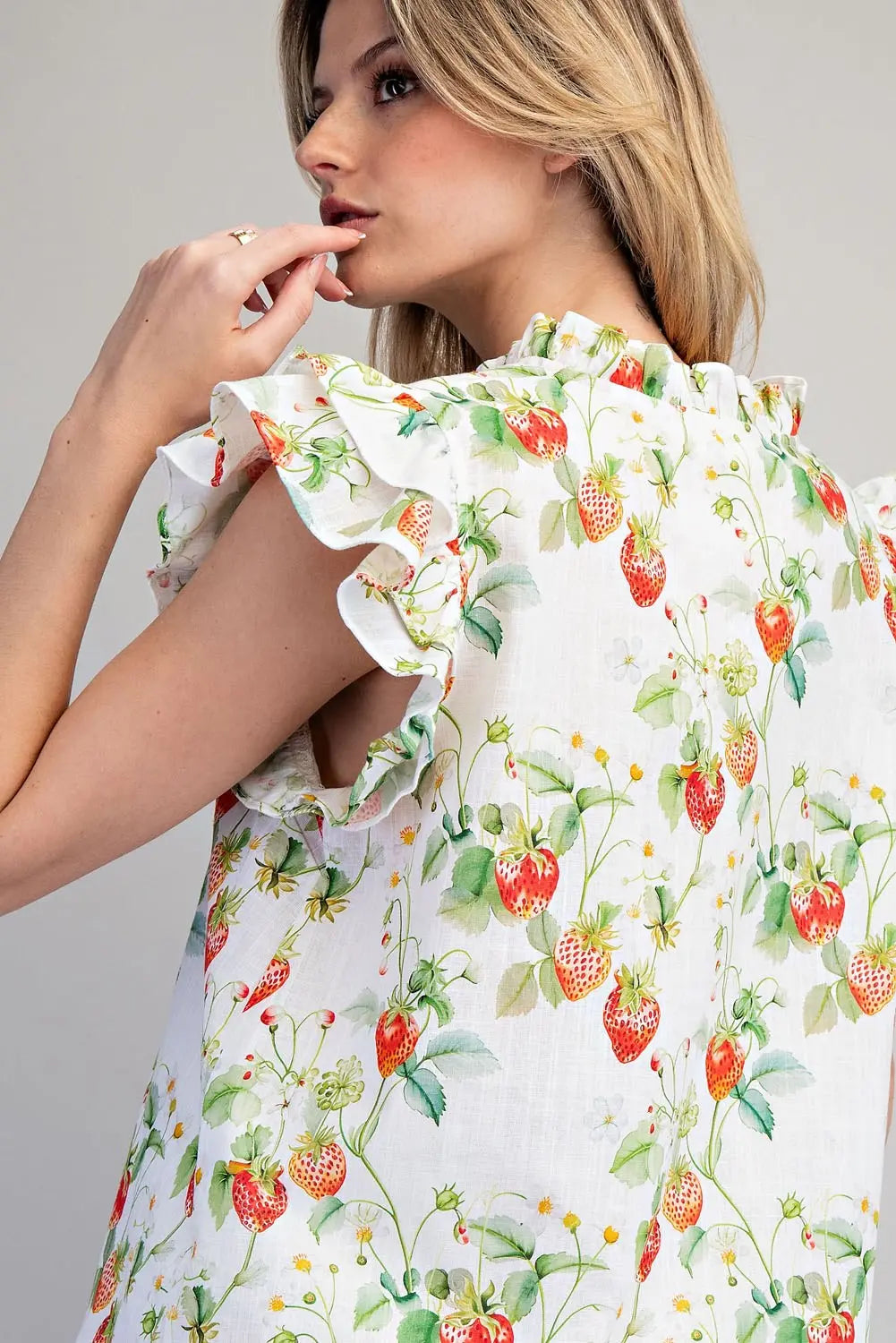 Berry Sweet Flutter Top By Eesome
