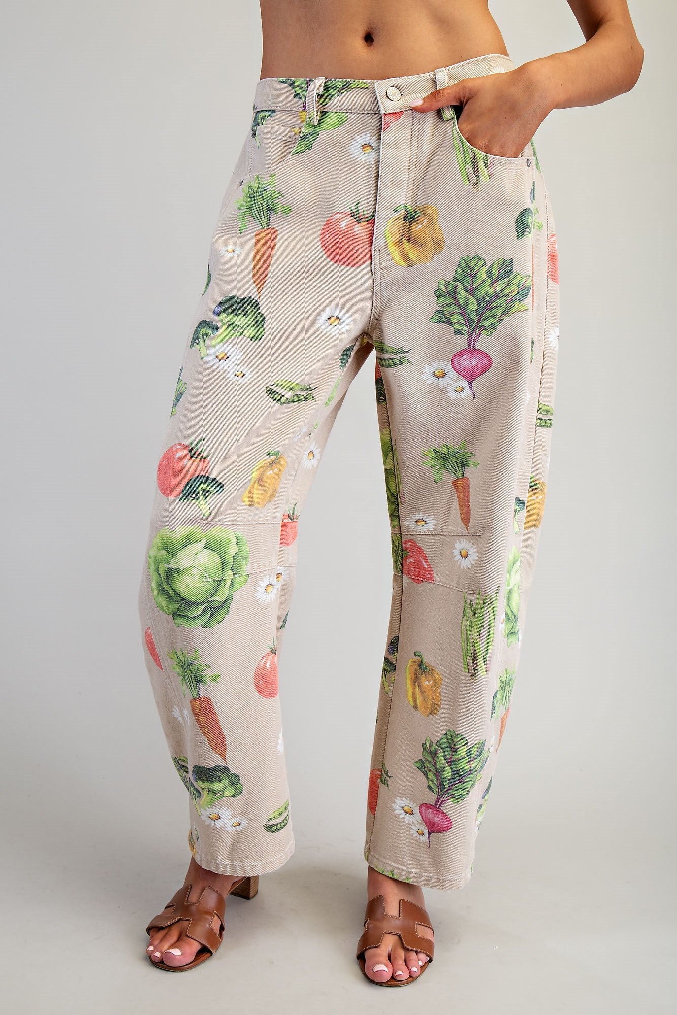 Farmer’s Market Barrel Pants By Eessome