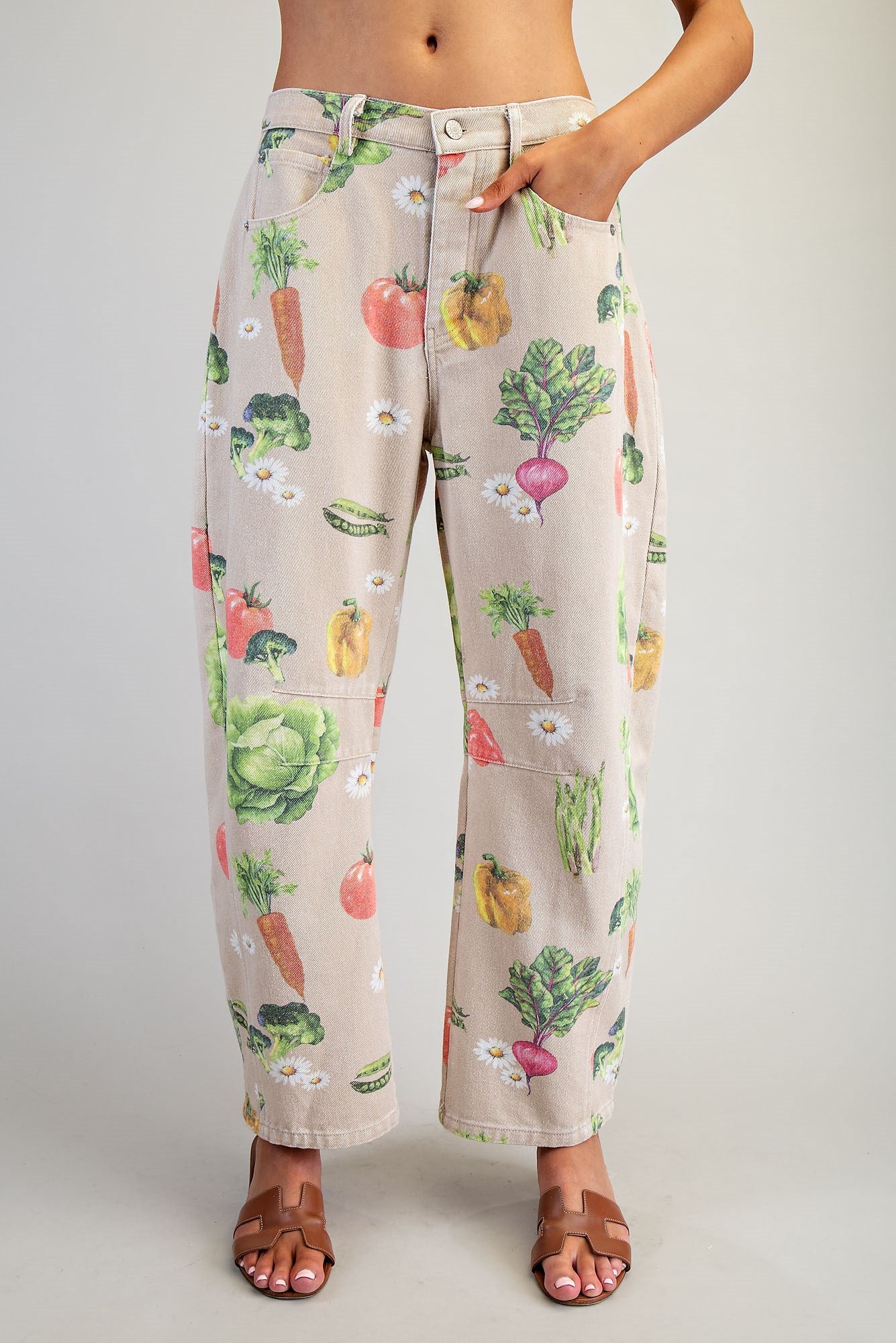 Farmer’s Market Barrel Pants By Eessome