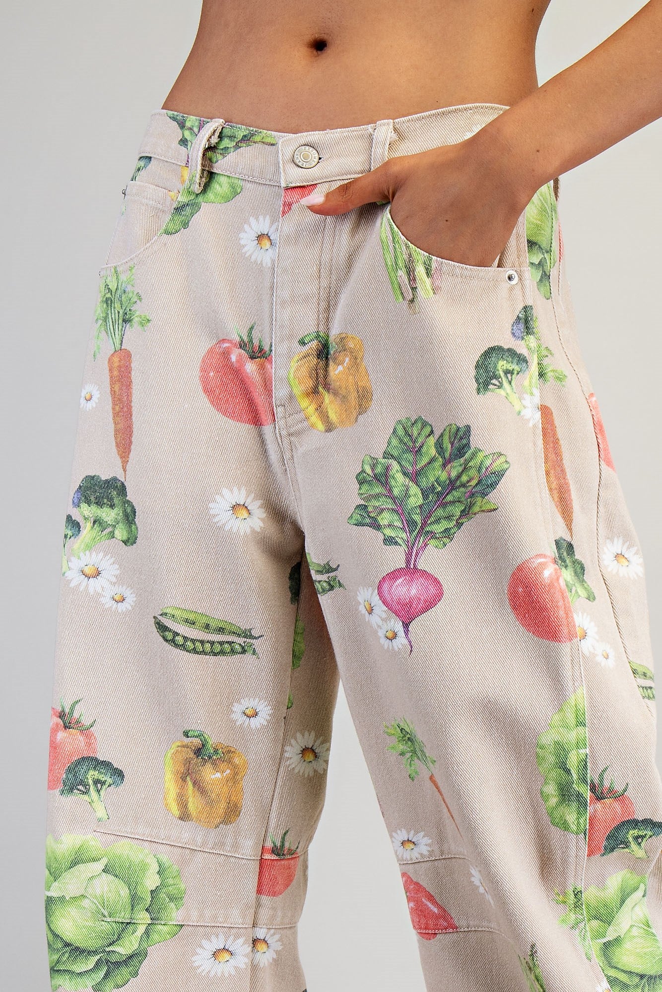 Farmer’s Market Barrel Pants By Eessome