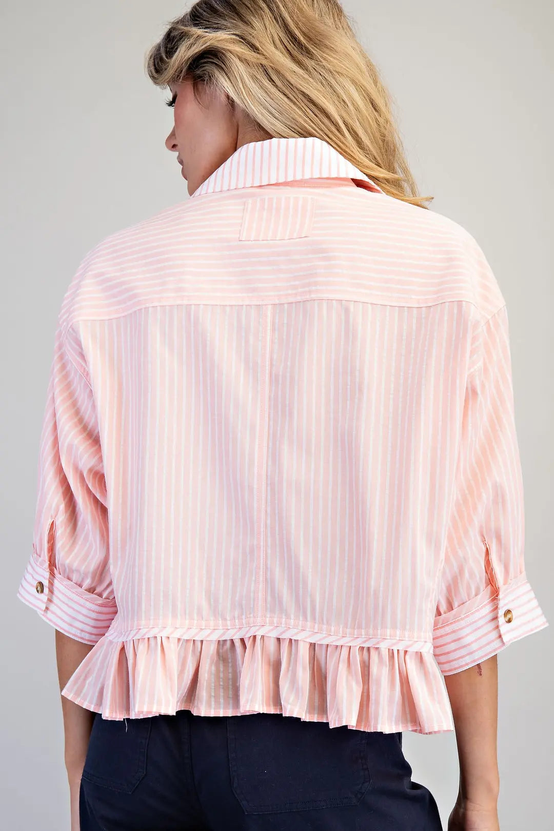 Pink Lemonade Ruffle Top By Eesome