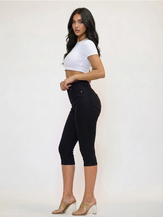 Midnight Muse Capri Jeans By Vibrant