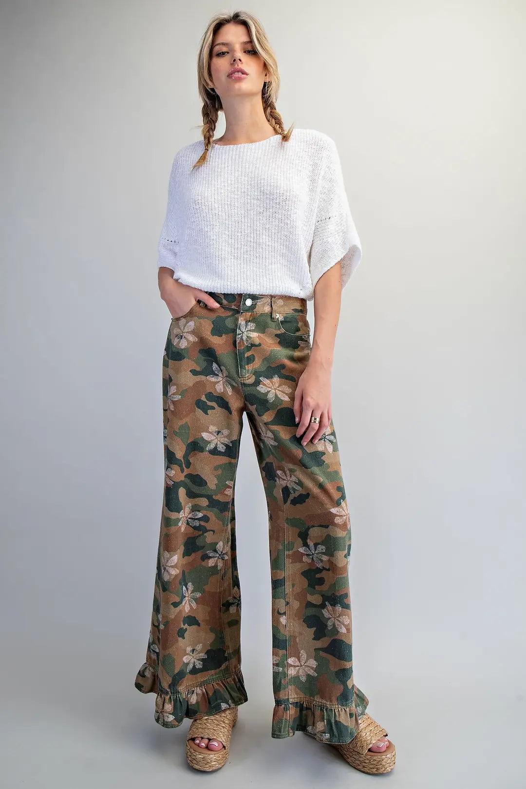Wildflower Wanderer Camo Pants By Eesome