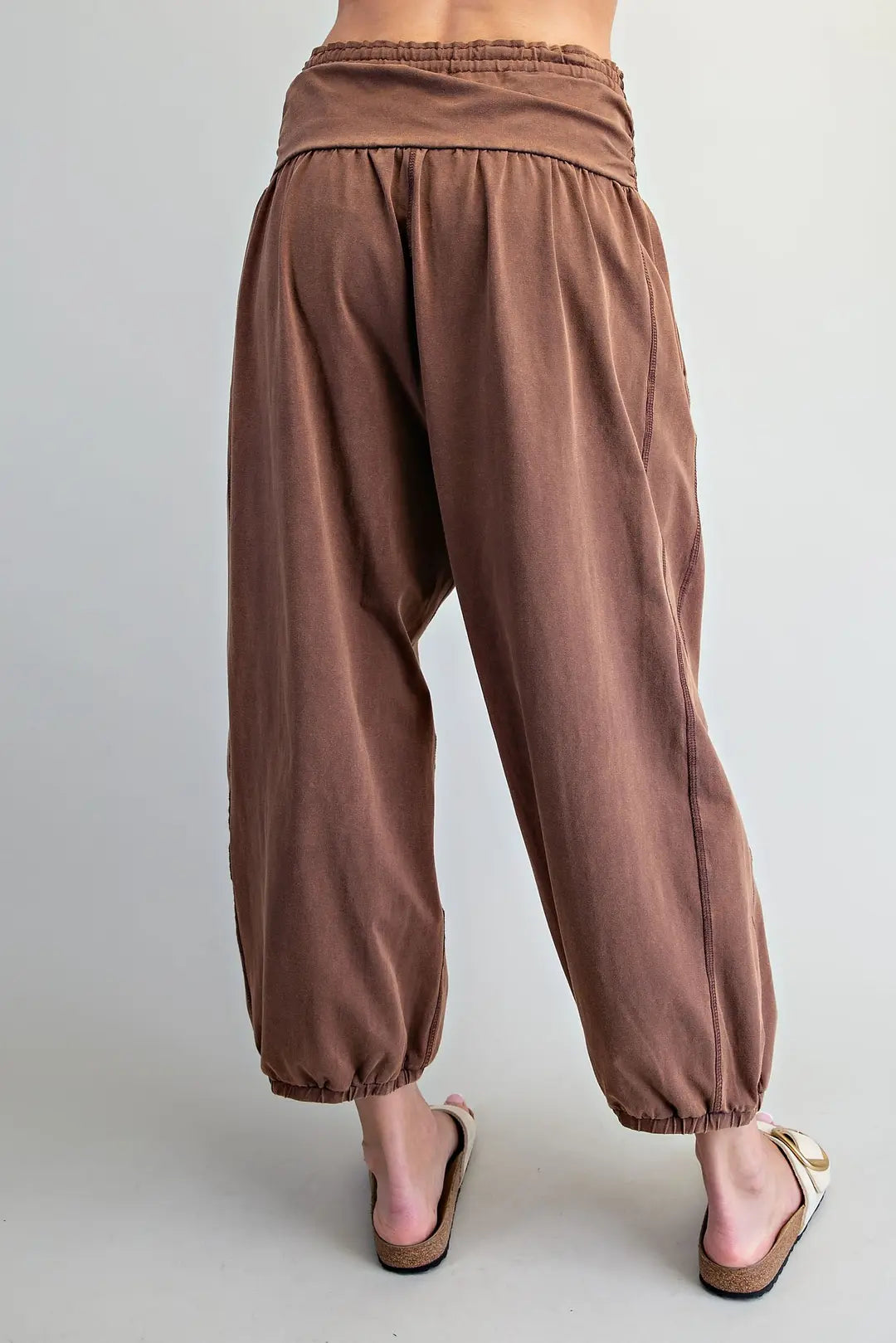Cocoa Mineral Wash Joggers By EESOME