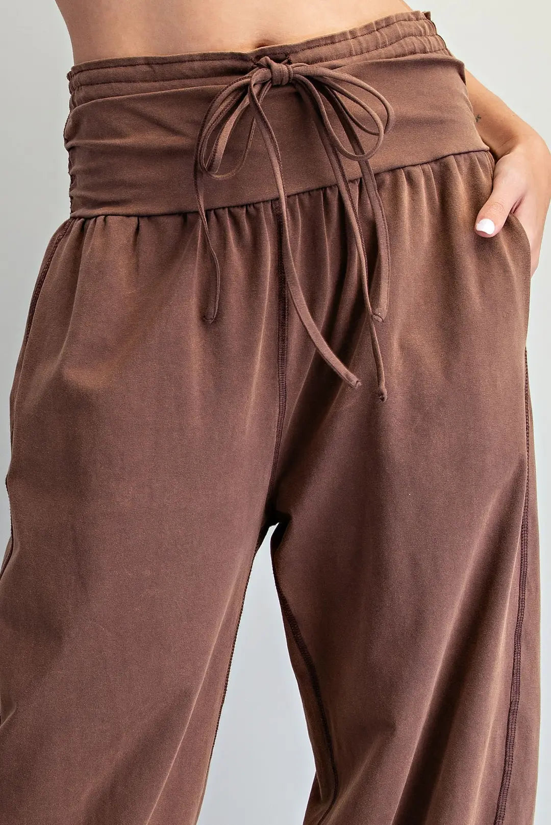 Cocoa Mineral Wash Joggers By EESOME