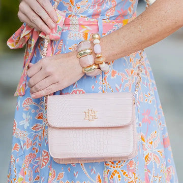 Evelyn Crossbody Blush By Caroline Hill