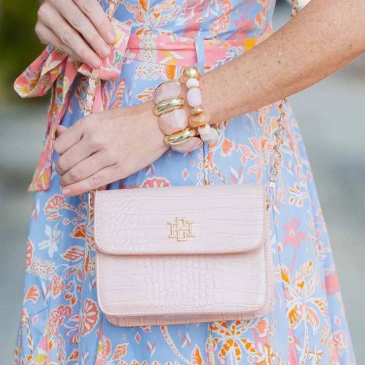 Evelyn Crossbody Blush By Caroline Hill