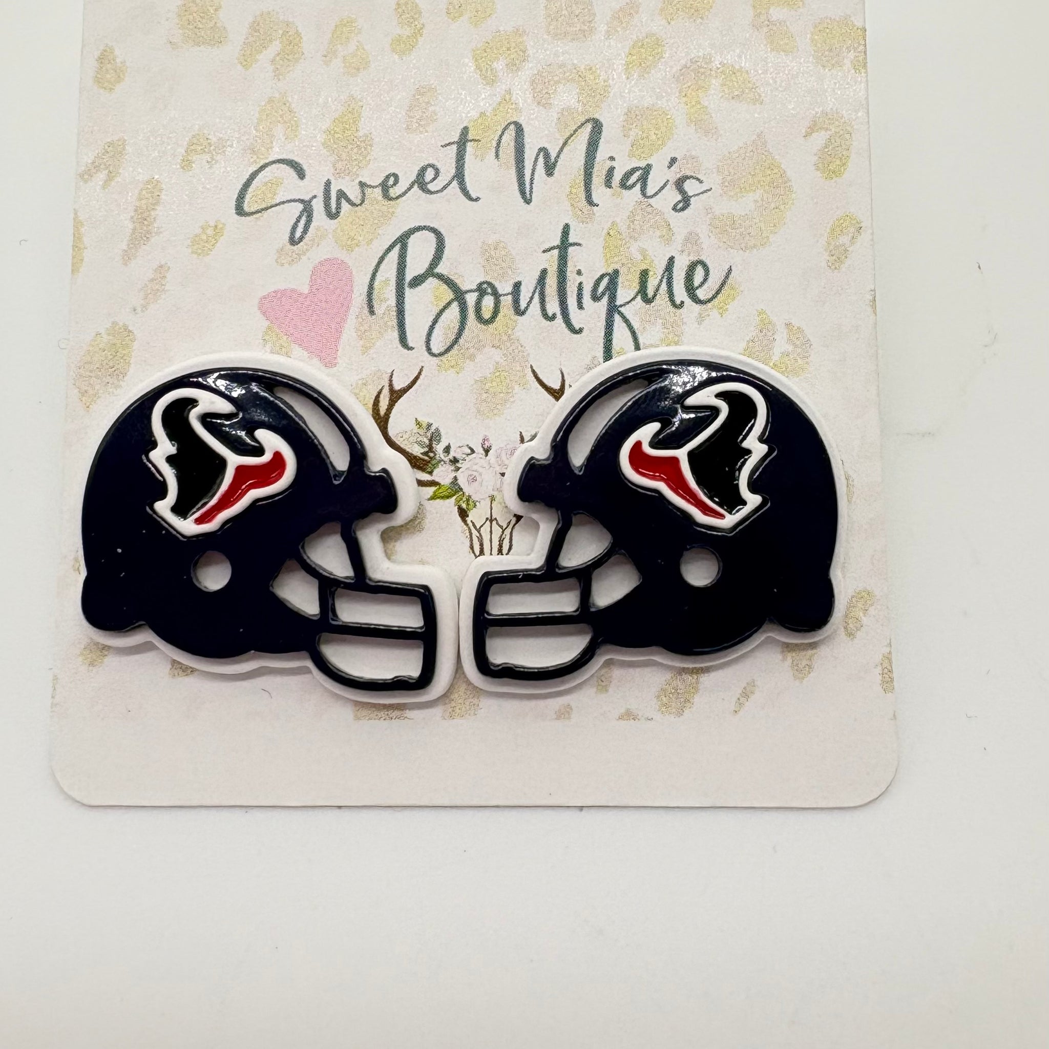 Stud helmet Football Earrings