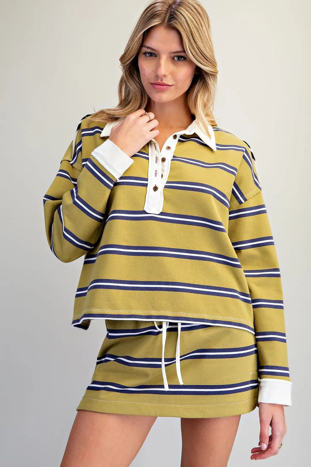Sunday Social Striped Set By EESOME