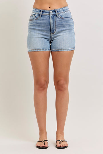 152104 The Sweet Simple Denim Shorts By Judy Blue