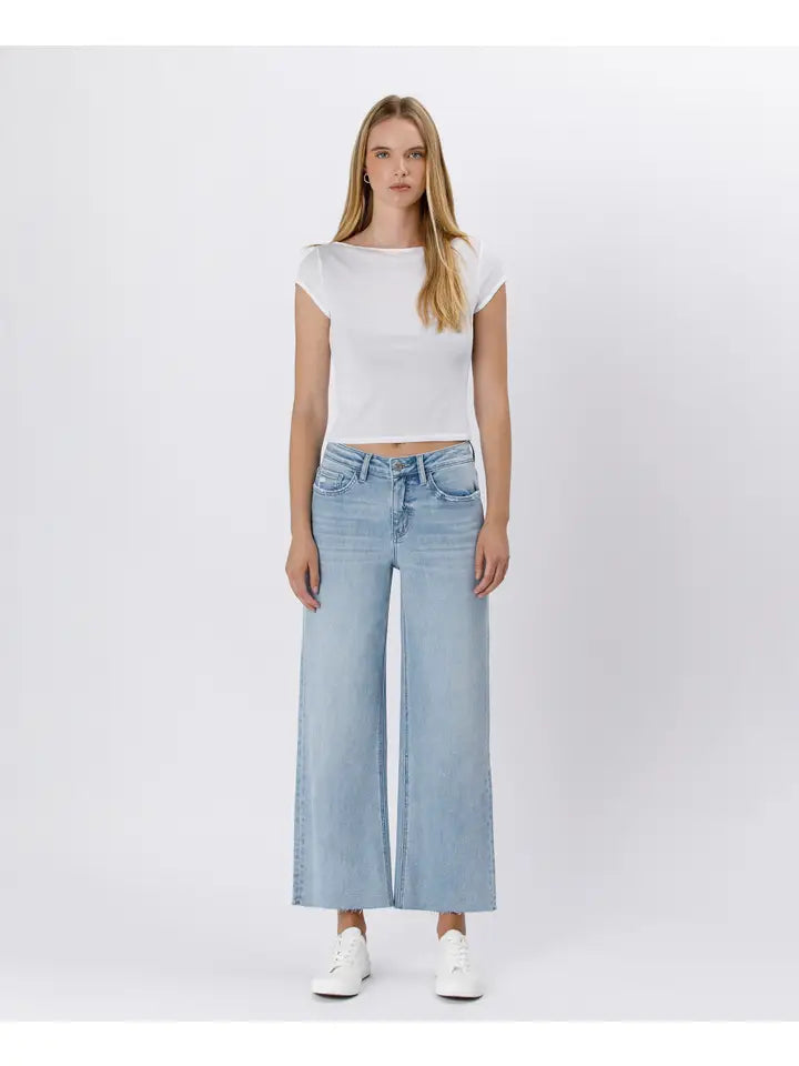 DG Light & Loose Wide Leg Jeans By Vervet