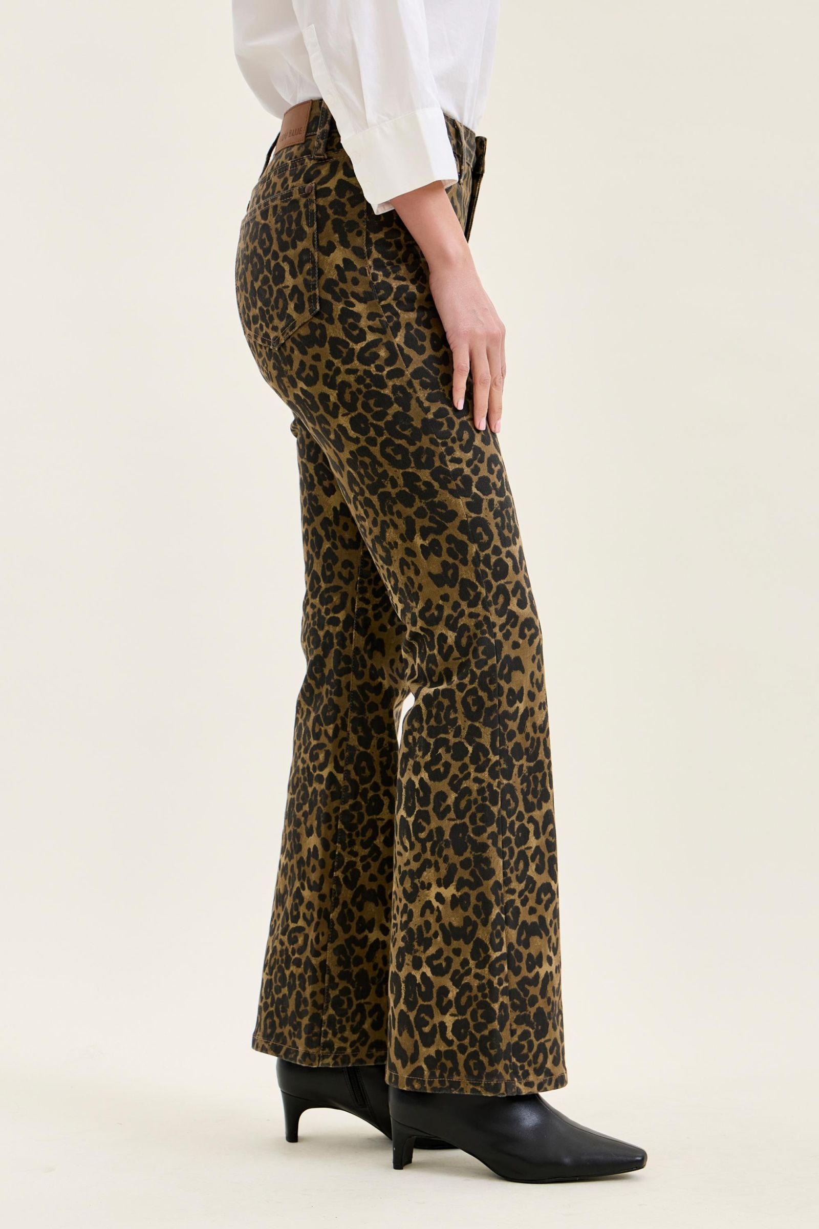 Judy Blue Wild Side Babe Leopard Bootcut Jeans