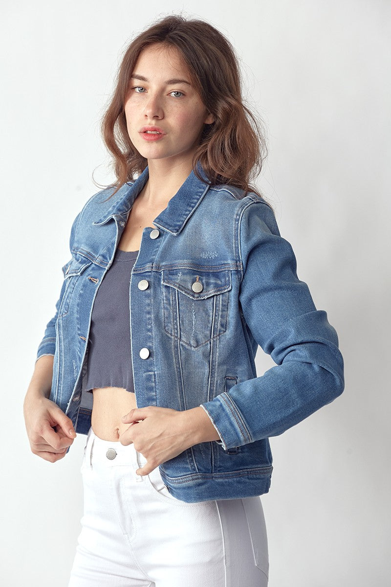 Denim Soft Washed Classic Jacket