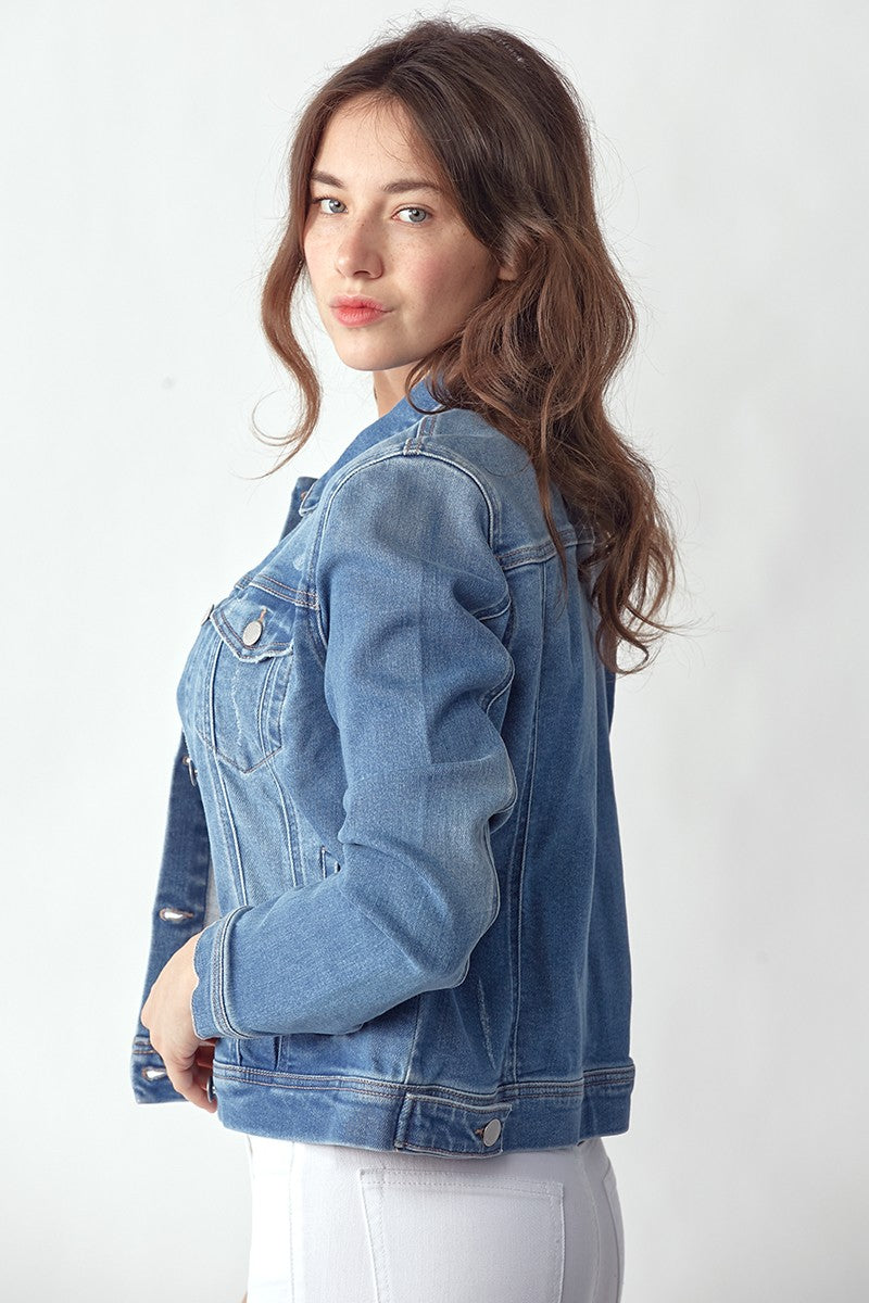 Denim Soft Washed Classic Jacket