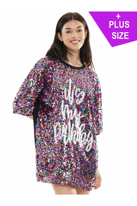 Its My Birthday Dress/Top PLUS