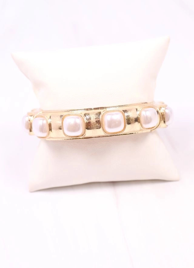 Mirren Bracelets  with Pearls By Caroline Hill