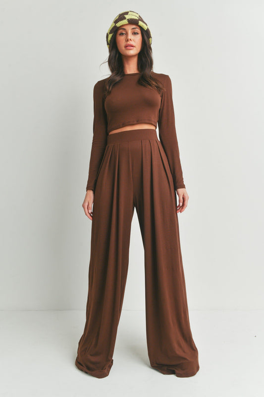 Chocolate Brown 2 piece