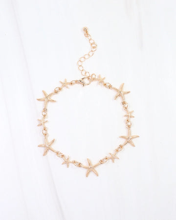 Soleil Starfish Bracelet By Caroline Hill
