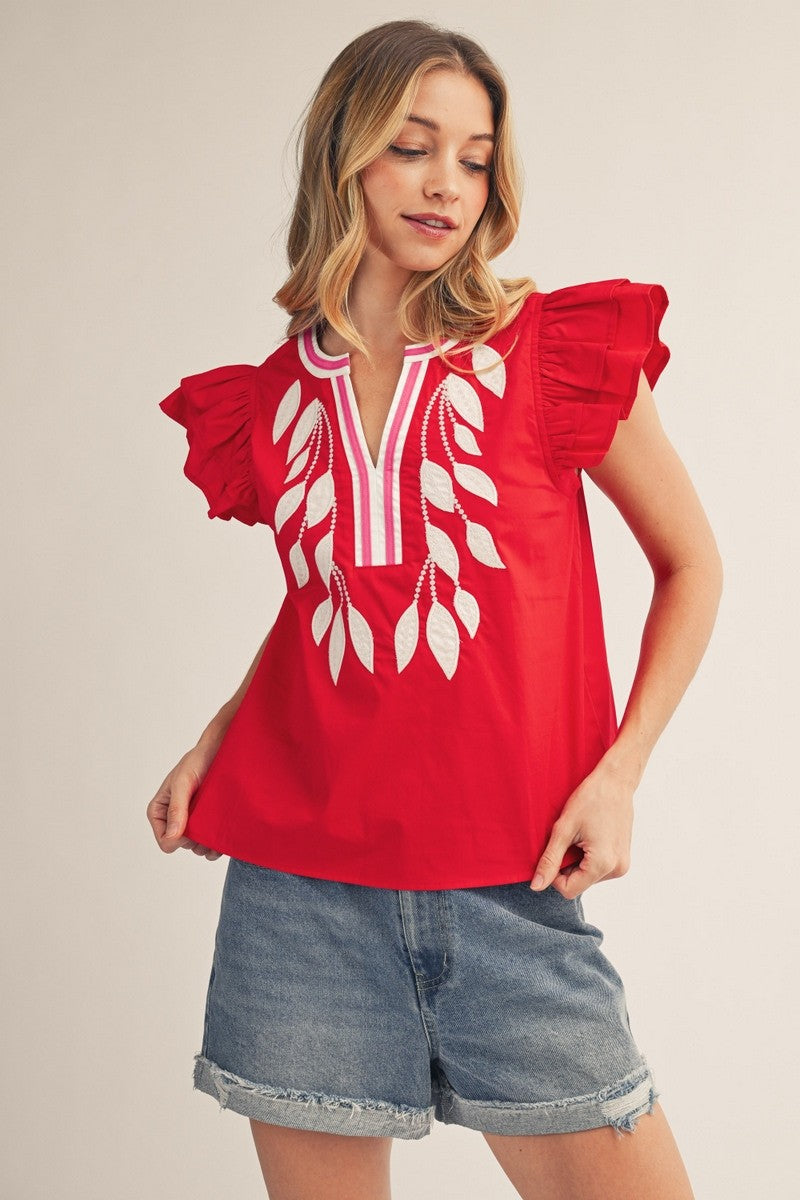 Scarlett Charm Blouse By Jodifil