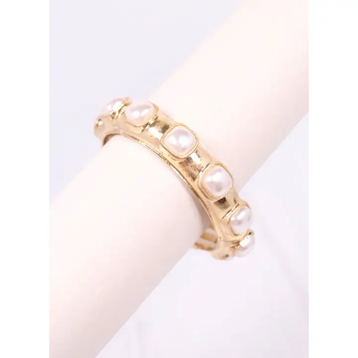 Mirren Bracelets  with Pearls By Caroline Hill