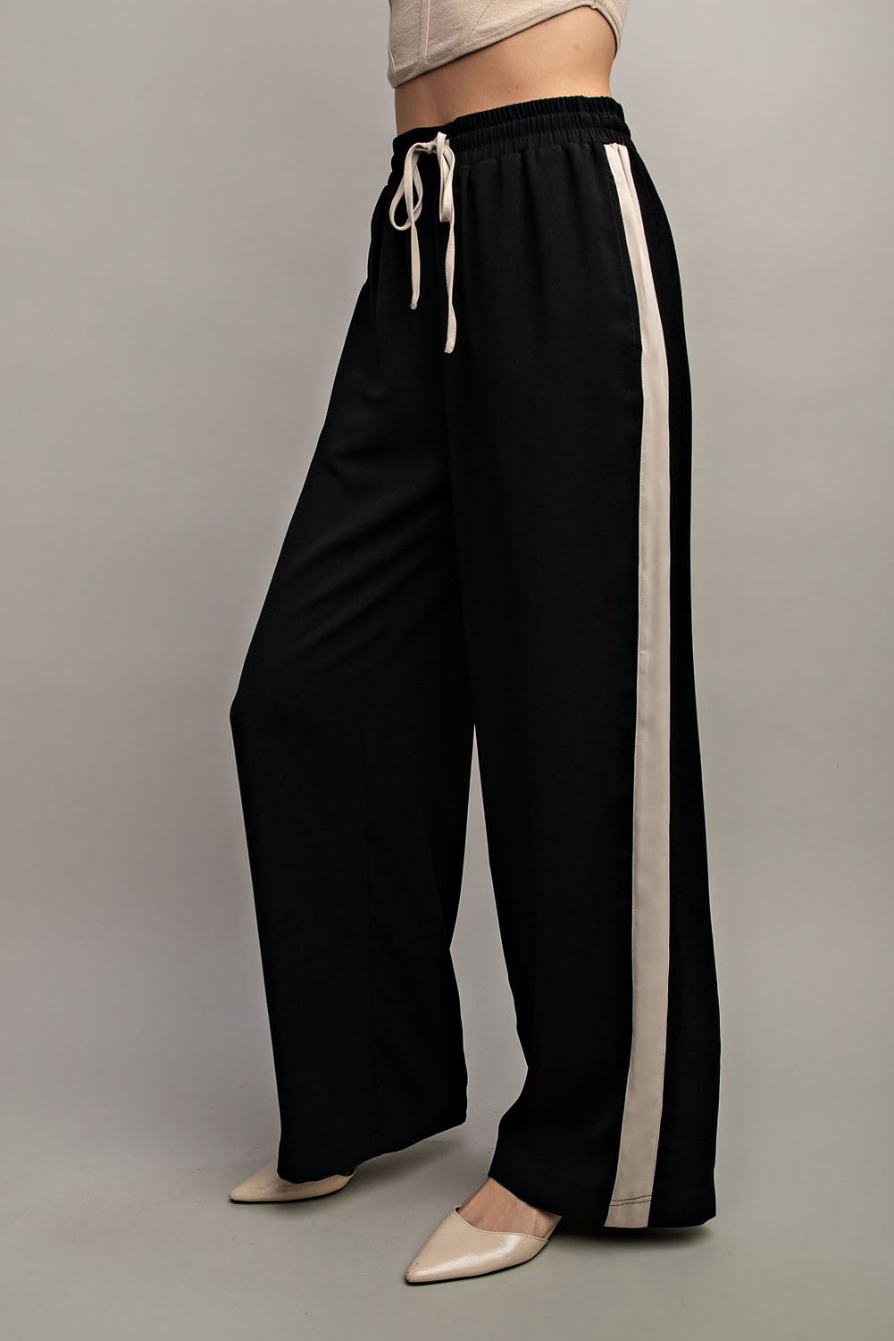 Striped Wide Leg Pants