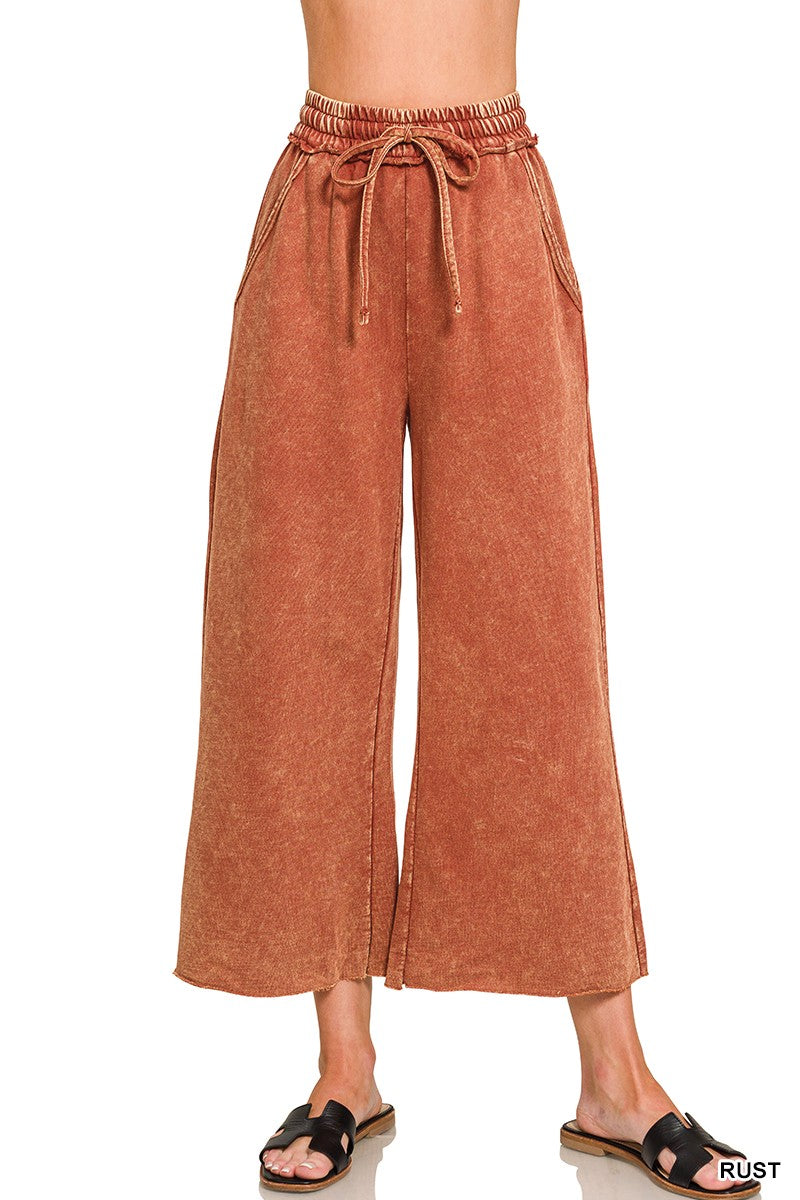 Cinnamon Stroll Wide Leg Pants