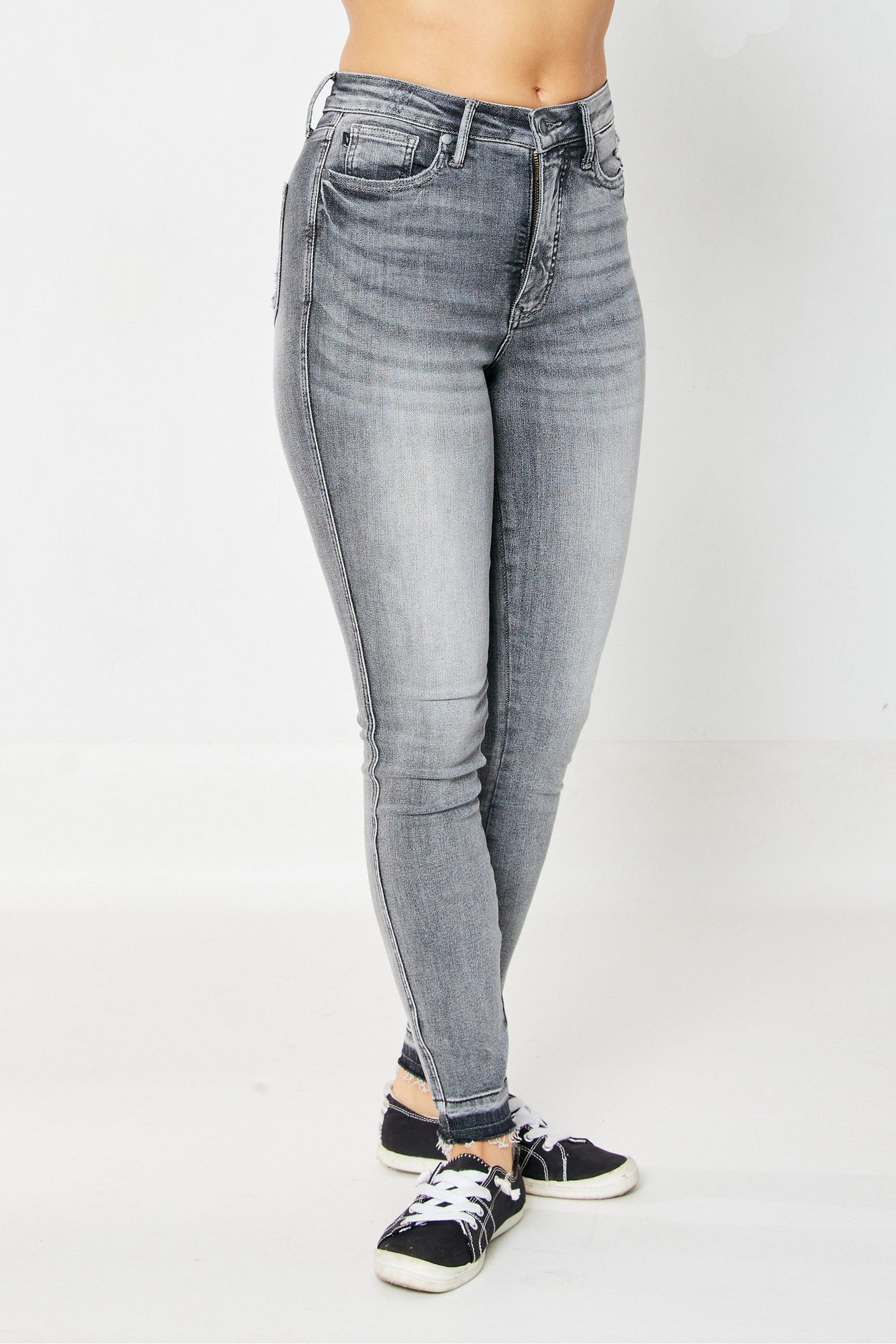 Judy Blue High Waist Tummy Control Release Hem Skinny 88792