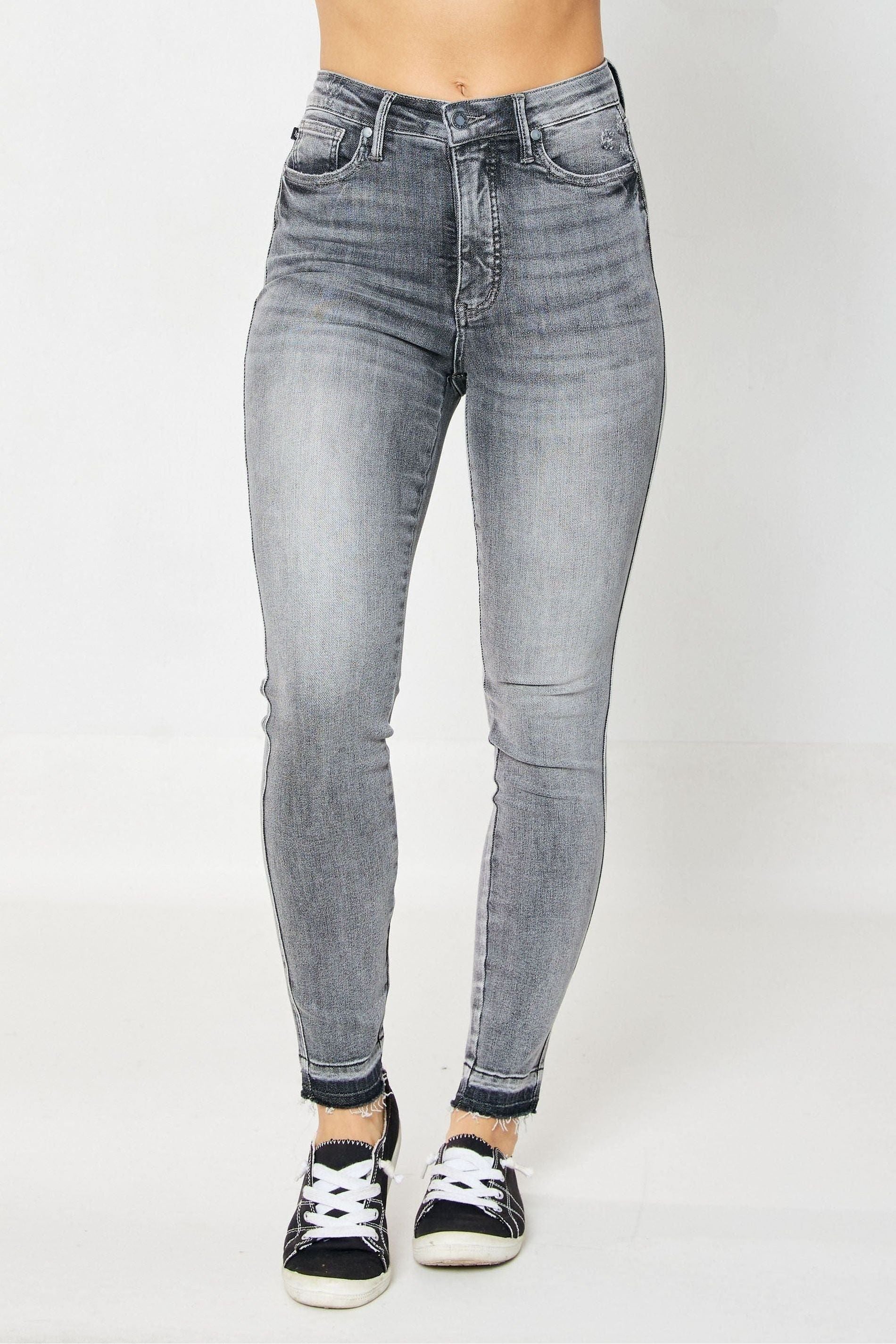 Judy Blue High Waist Tummy Control Release Hem Skinny 88792