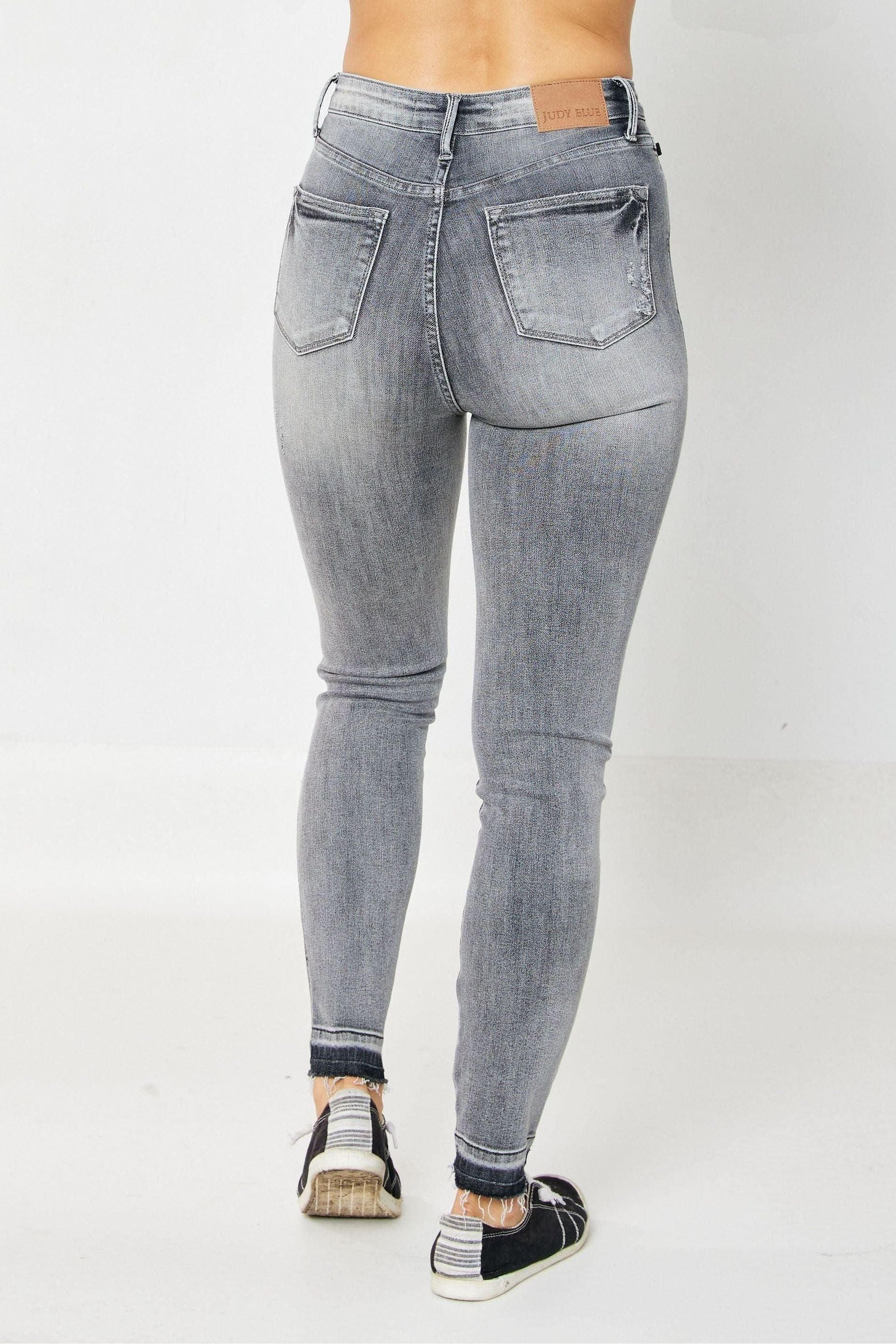 Judy Blue High Waist Tummy Control Release Hem Skinny 88792