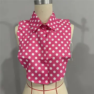 Diamond Studded Detachable Shirt Collar By Sheer Trend
