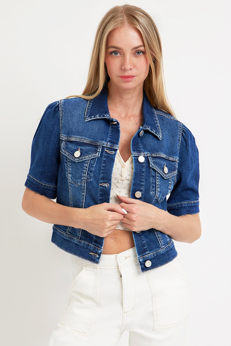 Always in Style Puff Sleeve Jacket By Risen