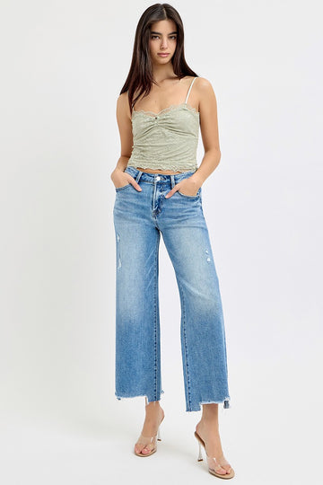 Curvy Slay Crop Jeans By Risen