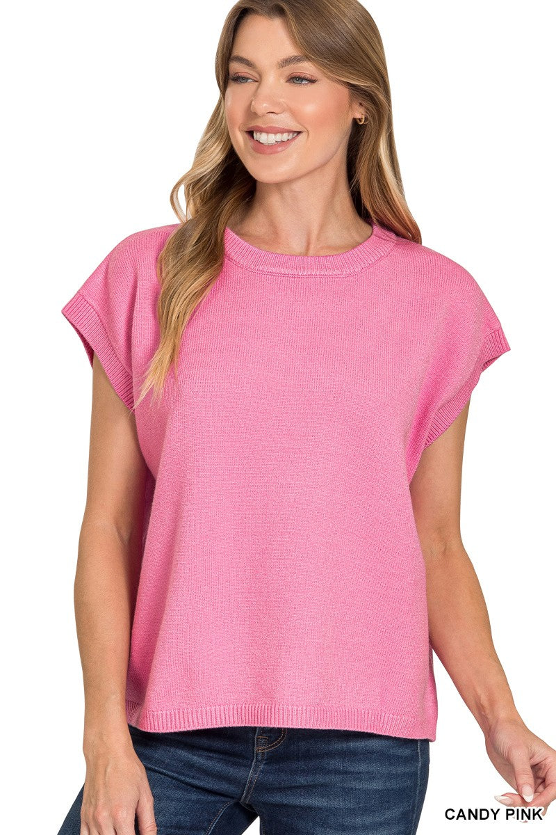 DG Graceful Glow Knit Vest By Zenana