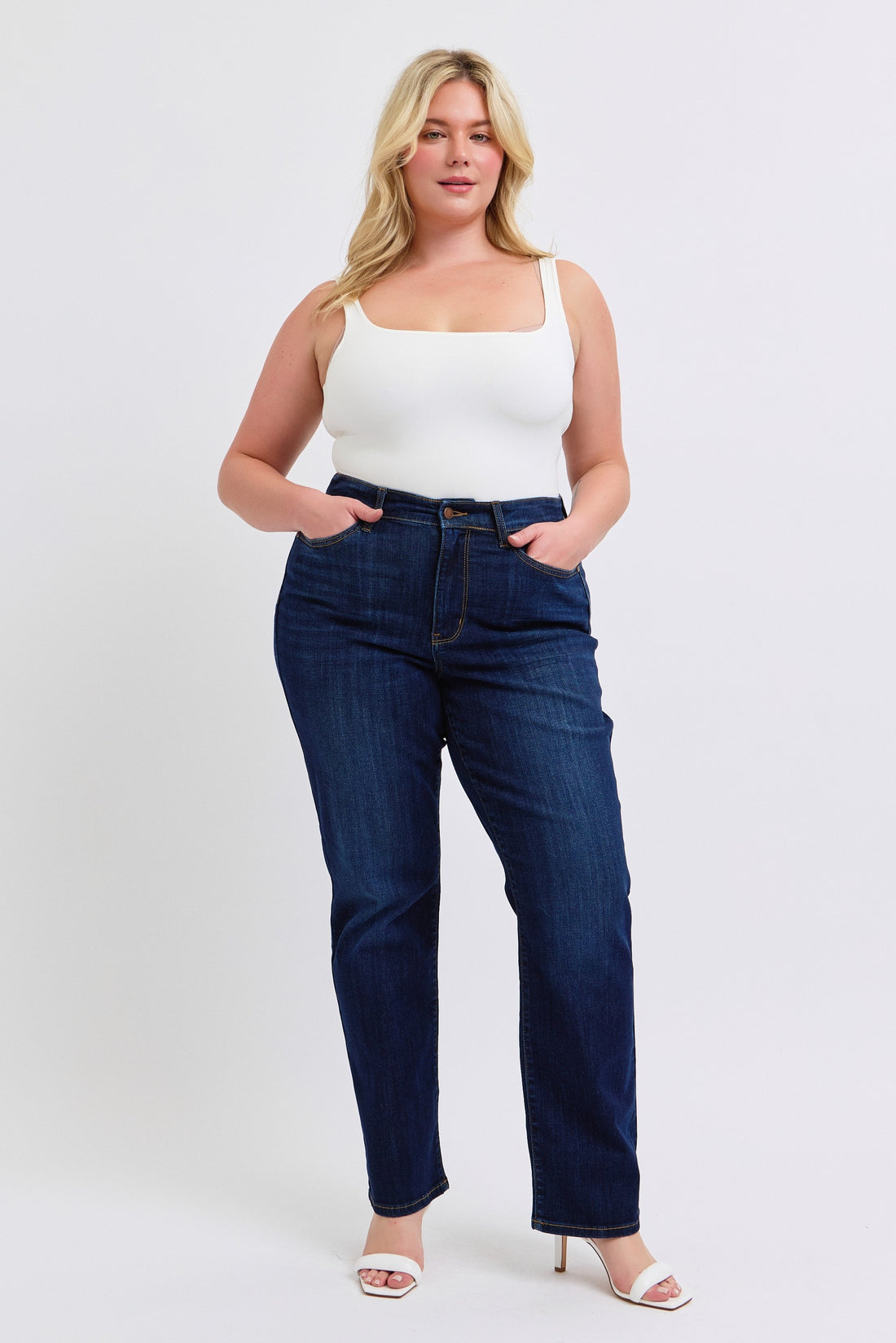 Judy Blue High Waisted Straight Denim 82627