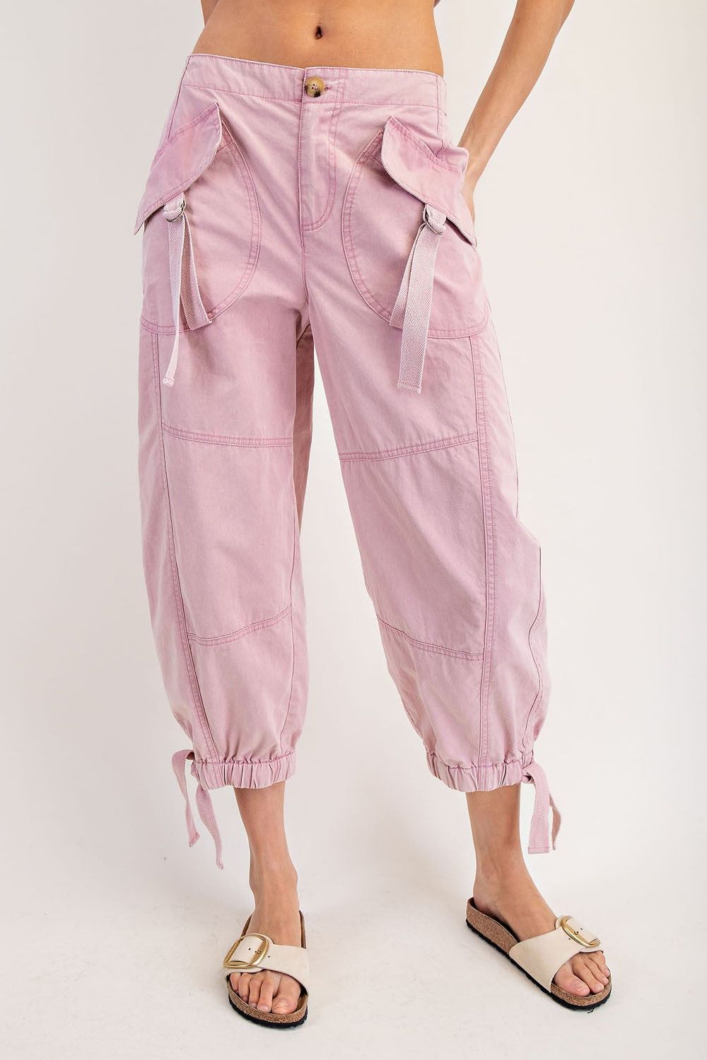 Flap Pocket Cargo Jogger Pants By eesome