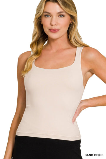 DG Sleek & Chic Square Tank By Zenana