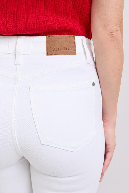 Judy Blue High Waist White Skinny Jeans 82661
