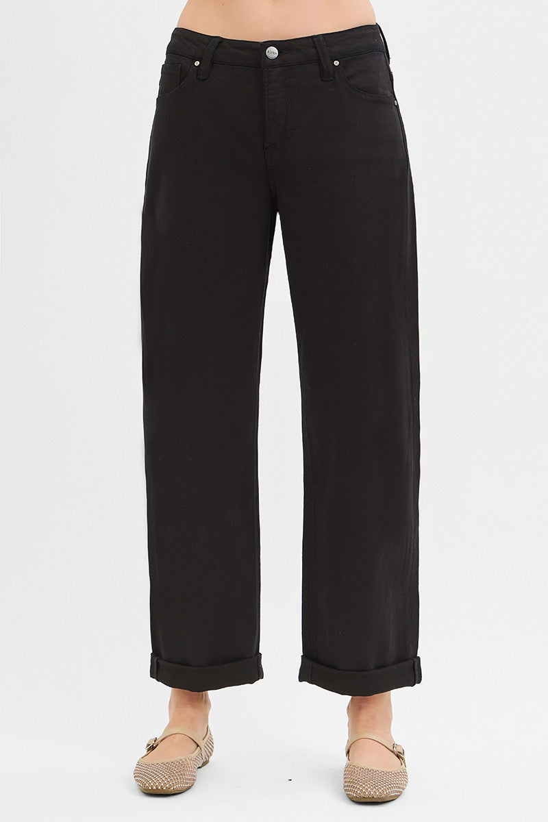 Risen Mid Rise Ankle Barrel Baggy 21132
